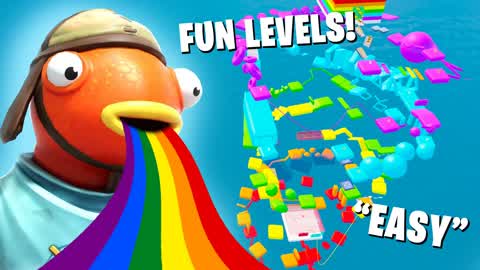 🌈 Rainbow Obby Parkour 🌈