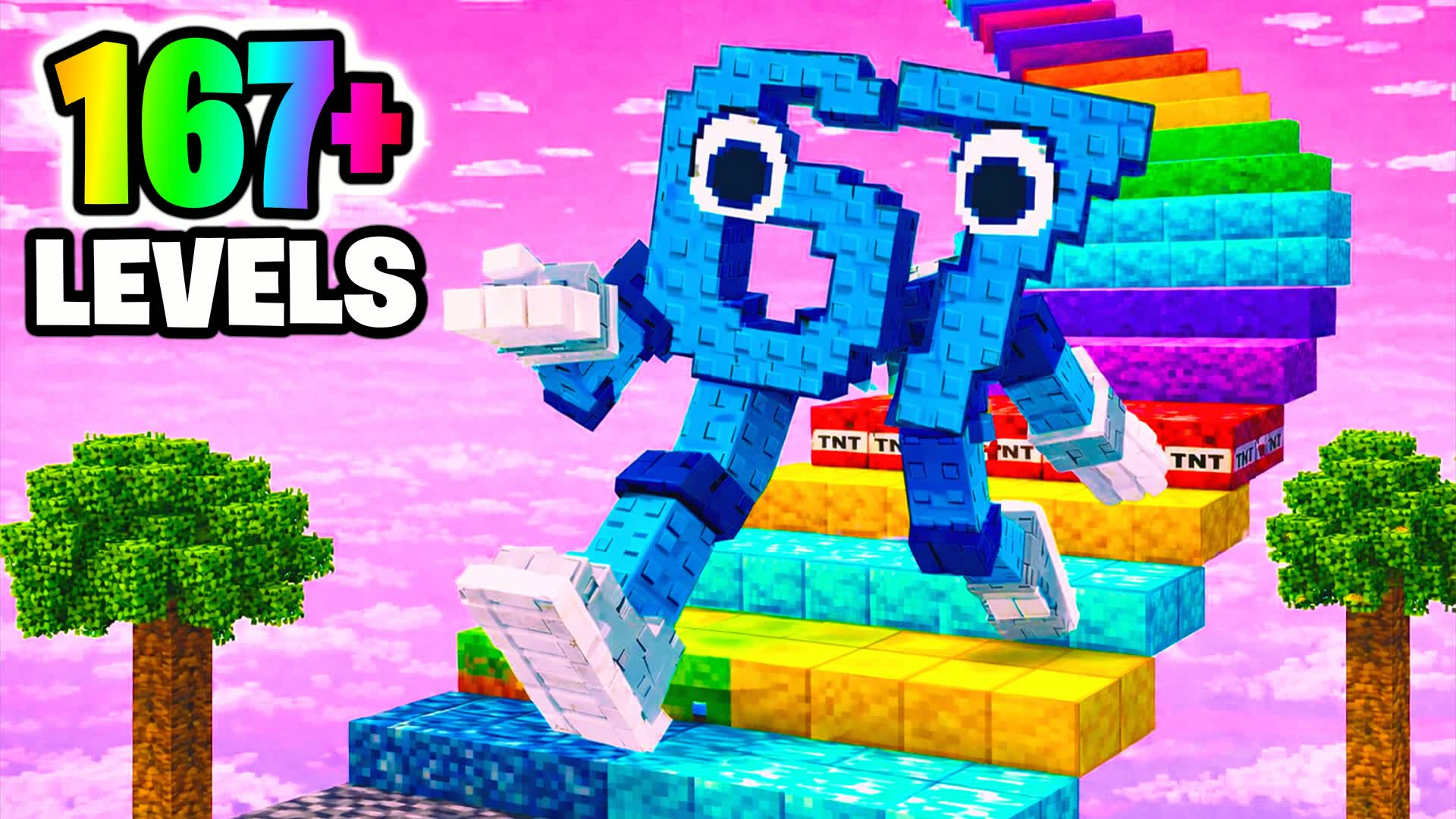 🌈FALL GUYS 167+ SUPER OBBY PARKOUR🌈