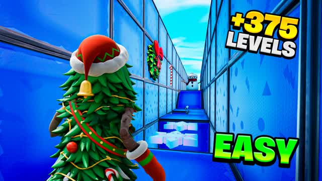 WINTER PARKOUR 375+ LEVELS DEATHRUN❄️🎄