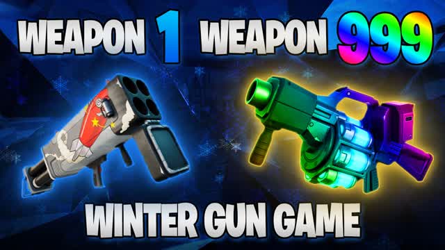 WINTER GUN GAME❄️FIRST PERSON