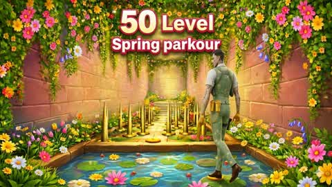 50 level spring parkour