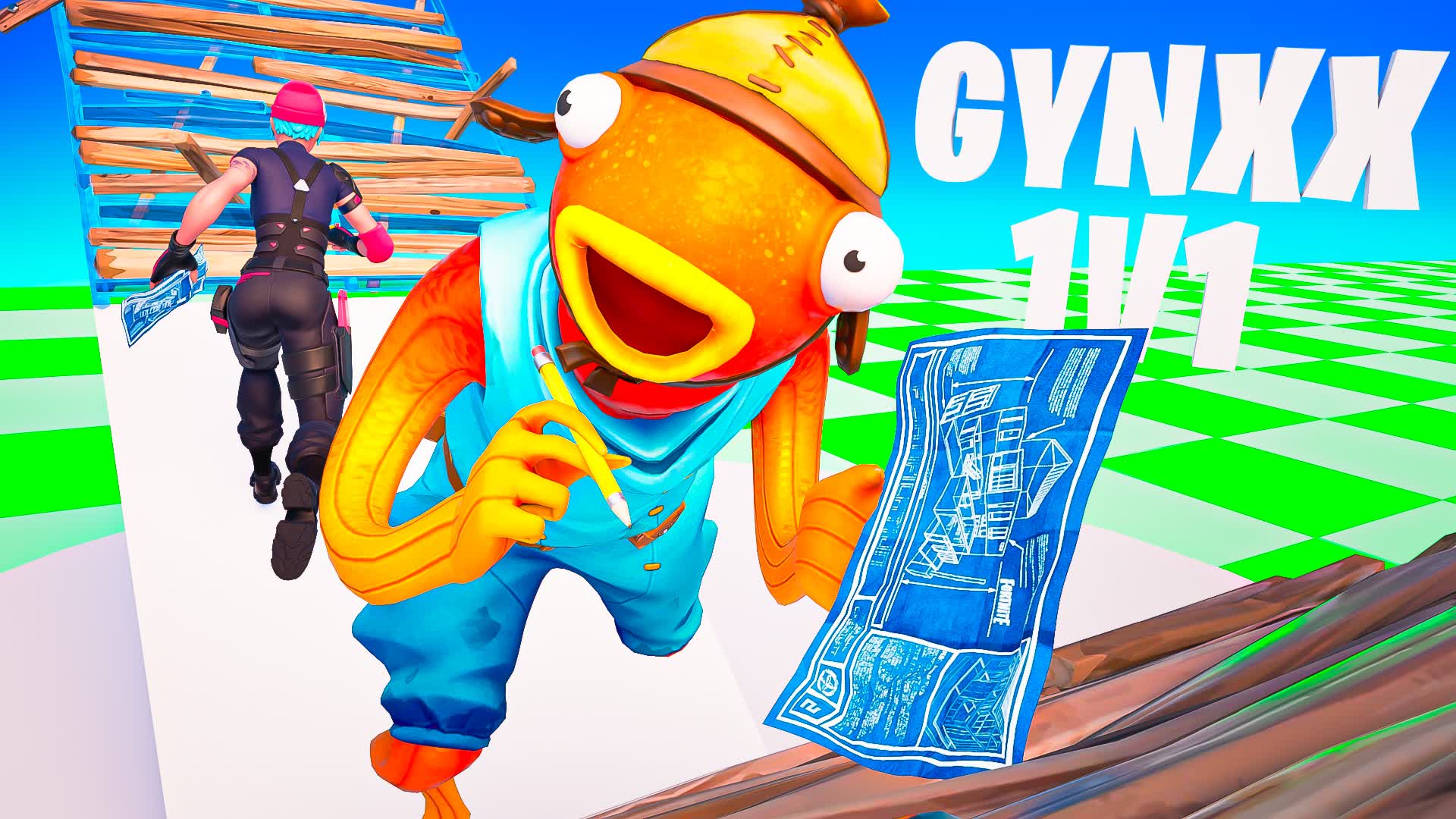 GYNXX 1V1 BUILD FIGHTS (200 PUMPS)