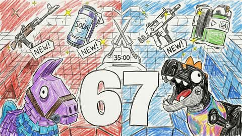 CRAZY SKY RED VS BLUE 🔴🔵 TMNT