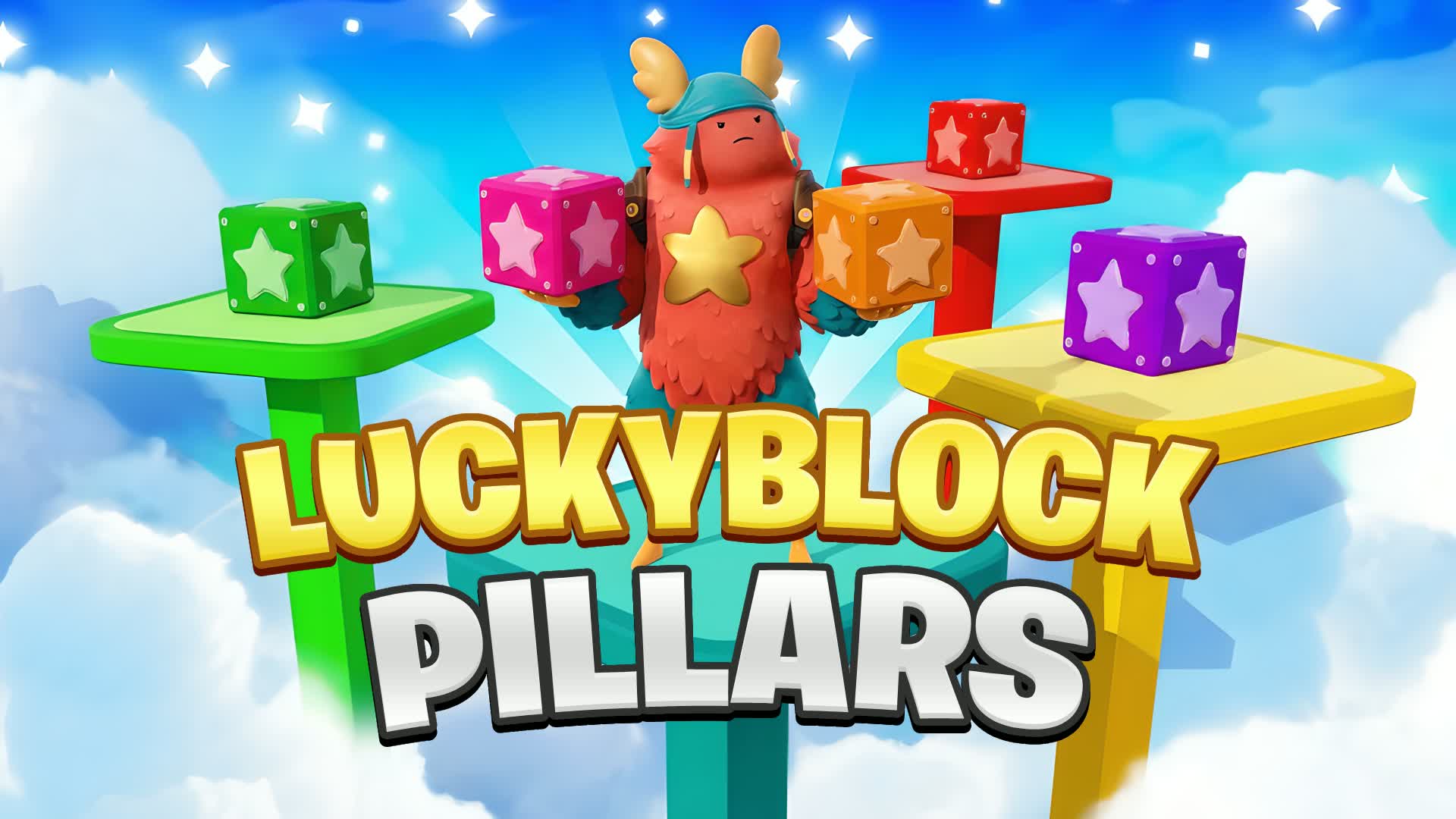 Crazy Lucky Block Pillars