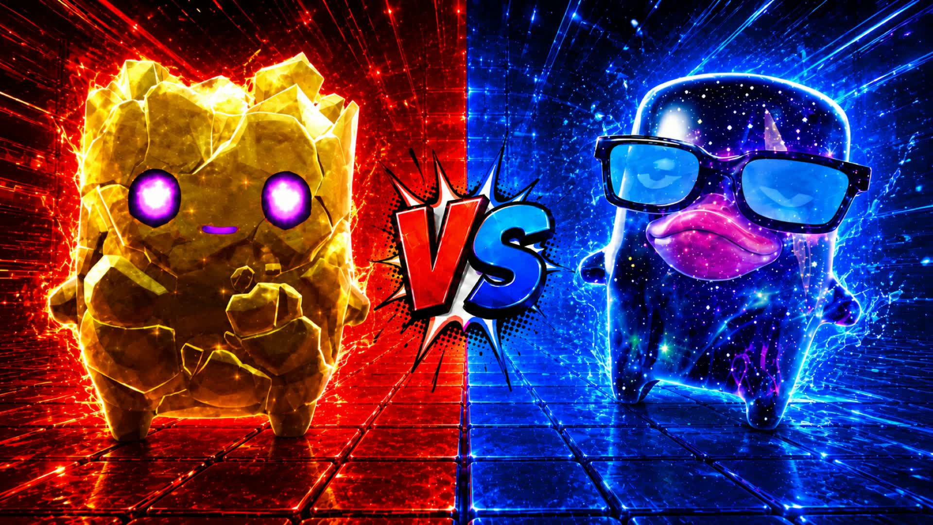 LEGENDARY🔥RED🔴VS🔵BLUE RVB