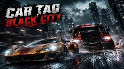 Car Tag - Black City