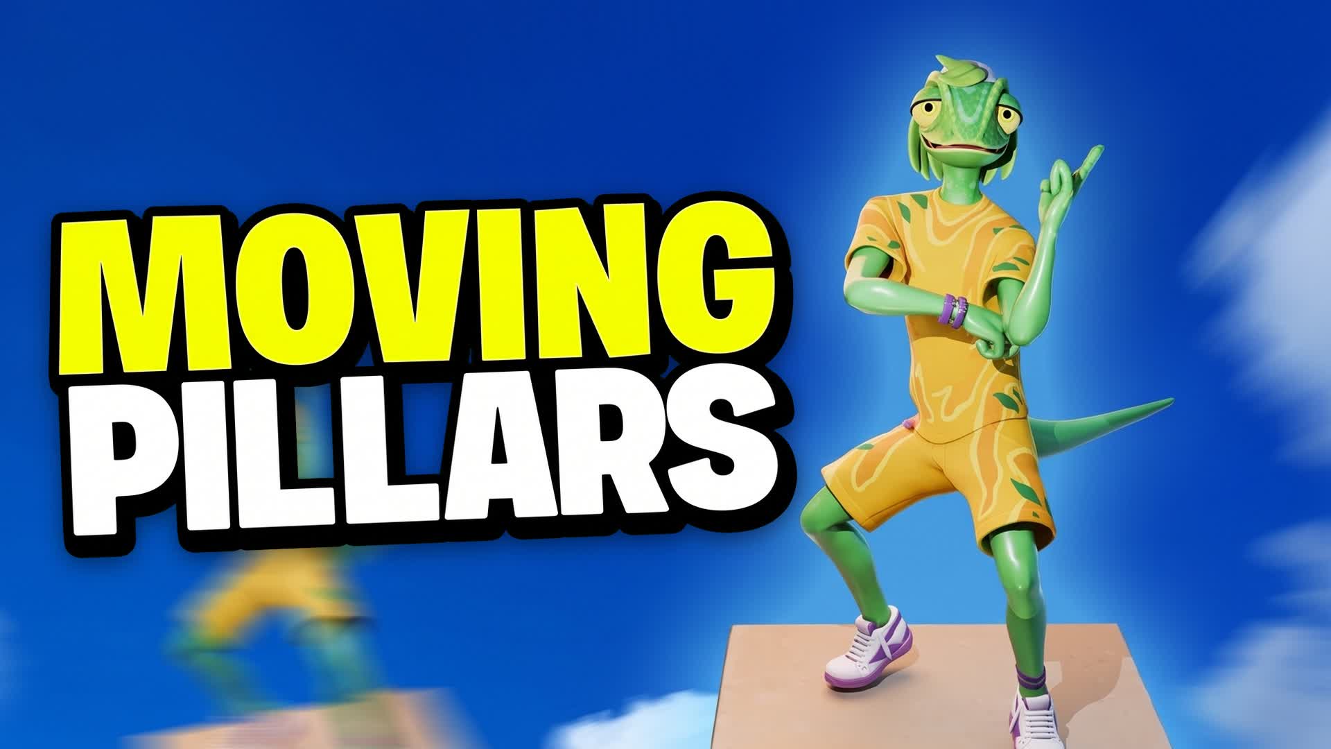 The Moving Pillars - Fortnite island 1632-9698-1376 by FlakeStudio