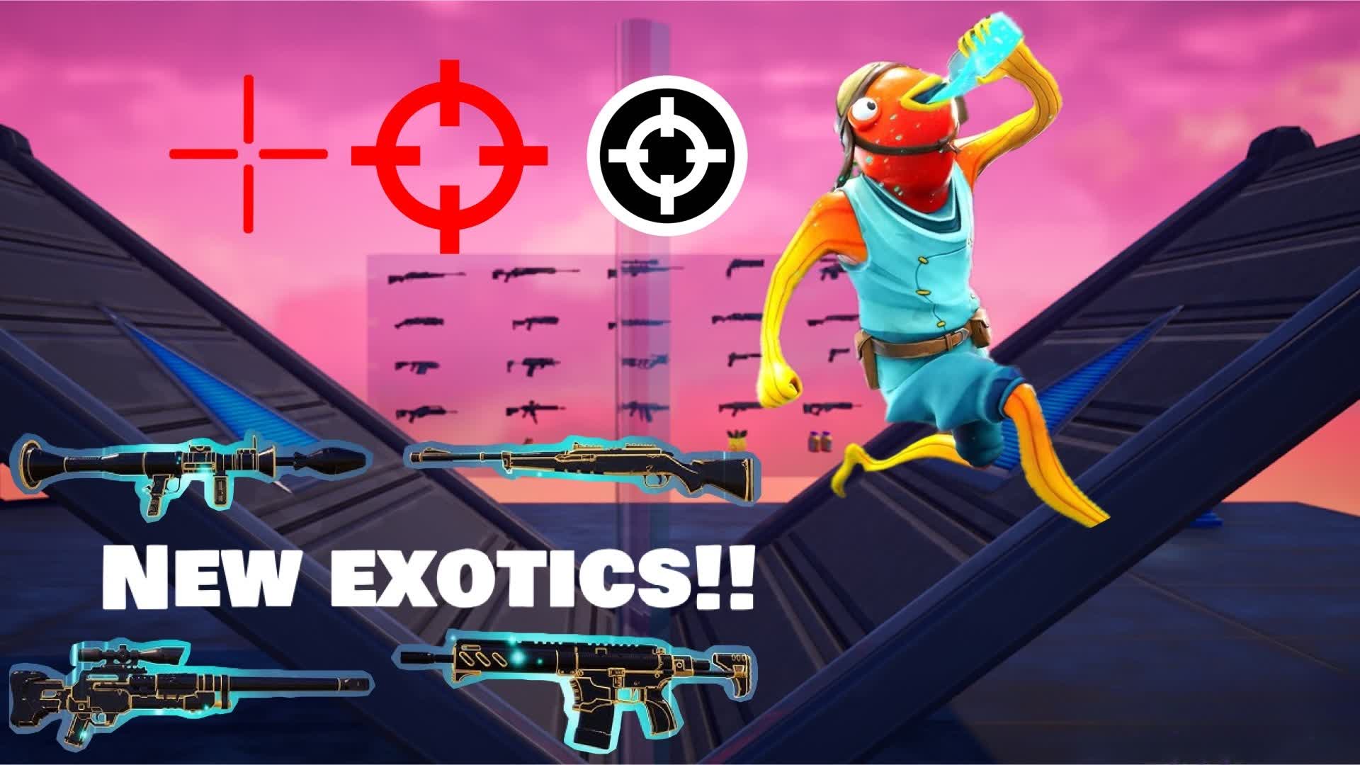 🔥NEW EXOTICS AND CUSTOM CROSSHAIR 1v1🔥