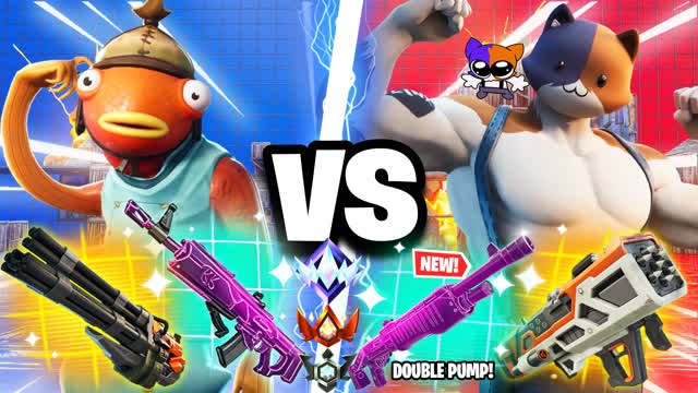 🔴RED VS BLUE🔴🔵FISHSTICK VS MEOWSCLE🔵