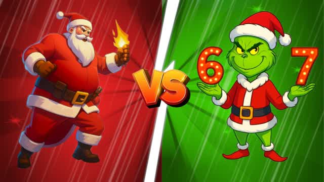 🎅 AMAZING 67 SANTA VS GRINCH 🎄