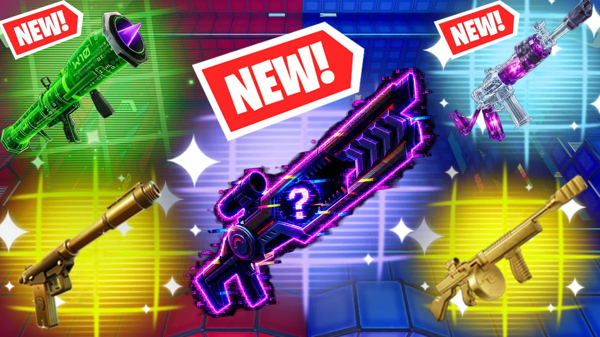 MEGA RED VS BLUE!🔵🔴GOATED NEW WEAPONS!