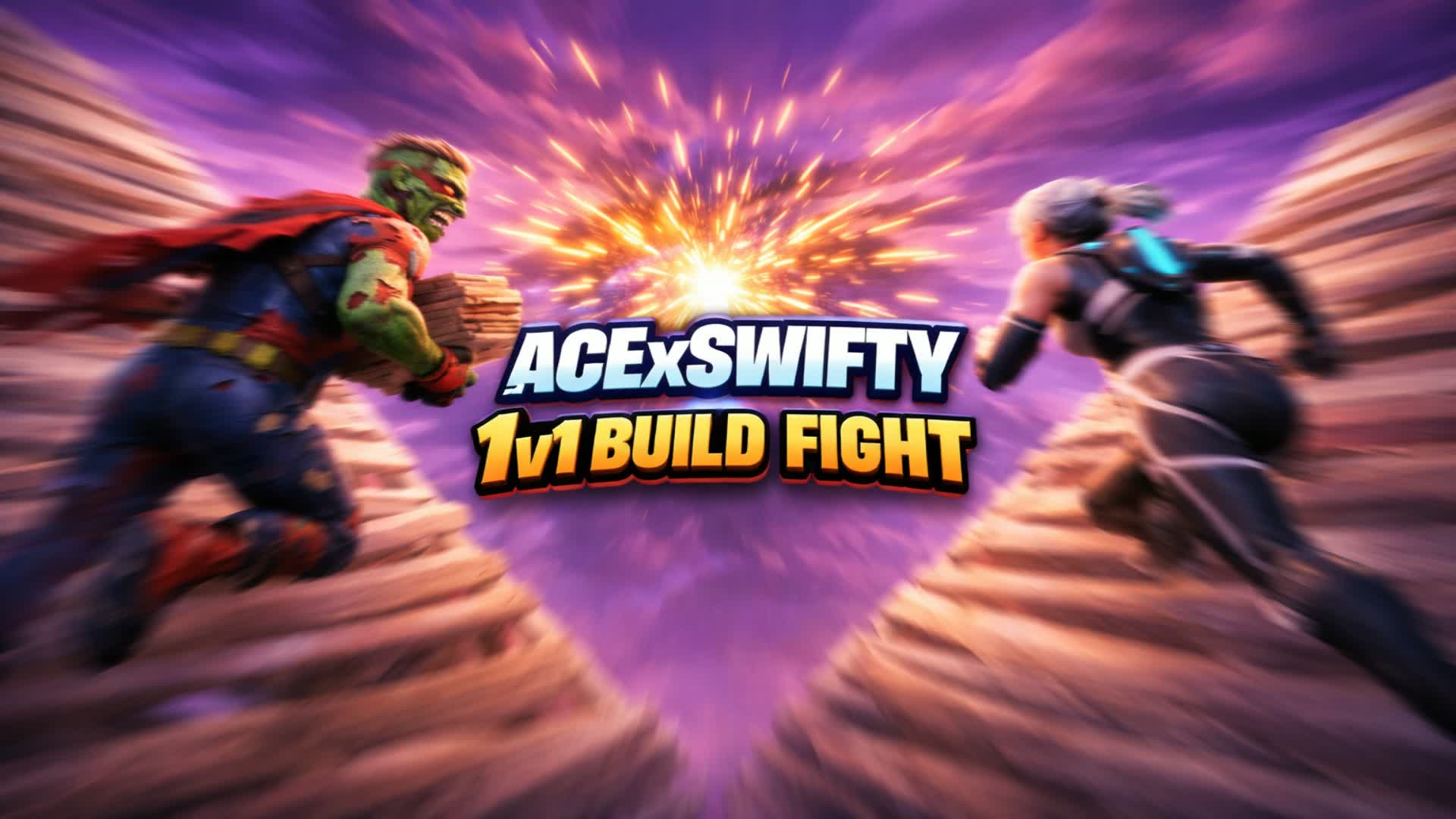 ACE X SWIFTY 1V1 BUILD FIGHTS