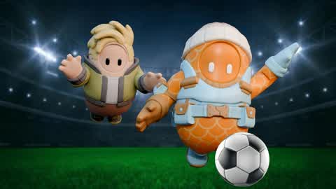 FALL GUYS FOOTBALL SOCCER!!👑⚽