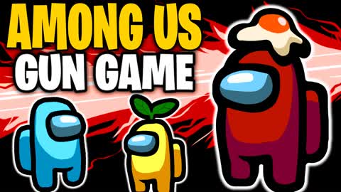AMONG US GUN GAME 🔫 ONE SHOT 🎯