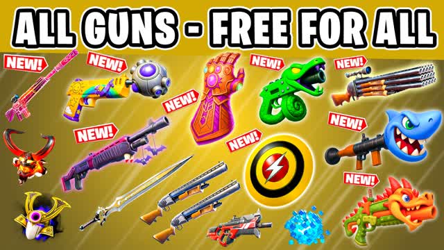 1v1v1 ⭐ALL GUNS - FREE FOR ALL (CARS)