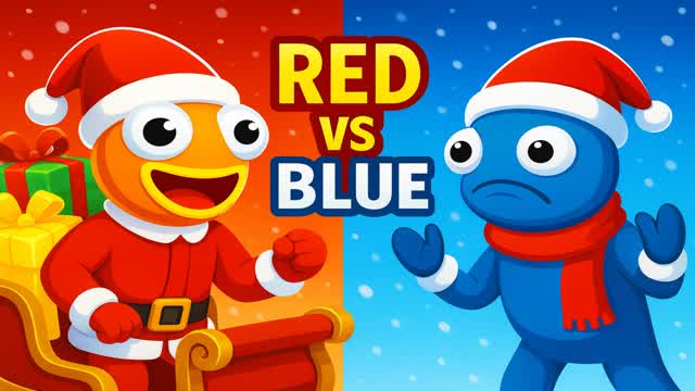 🎮 RED vs BLUE – SNOW BATTLE!