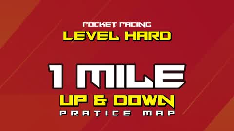 1 Mile - Up & Down - Hard Pratice Map