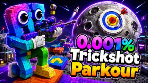 INSANE TRICKSHOT PARKOURS🎯(125 LEVELS)