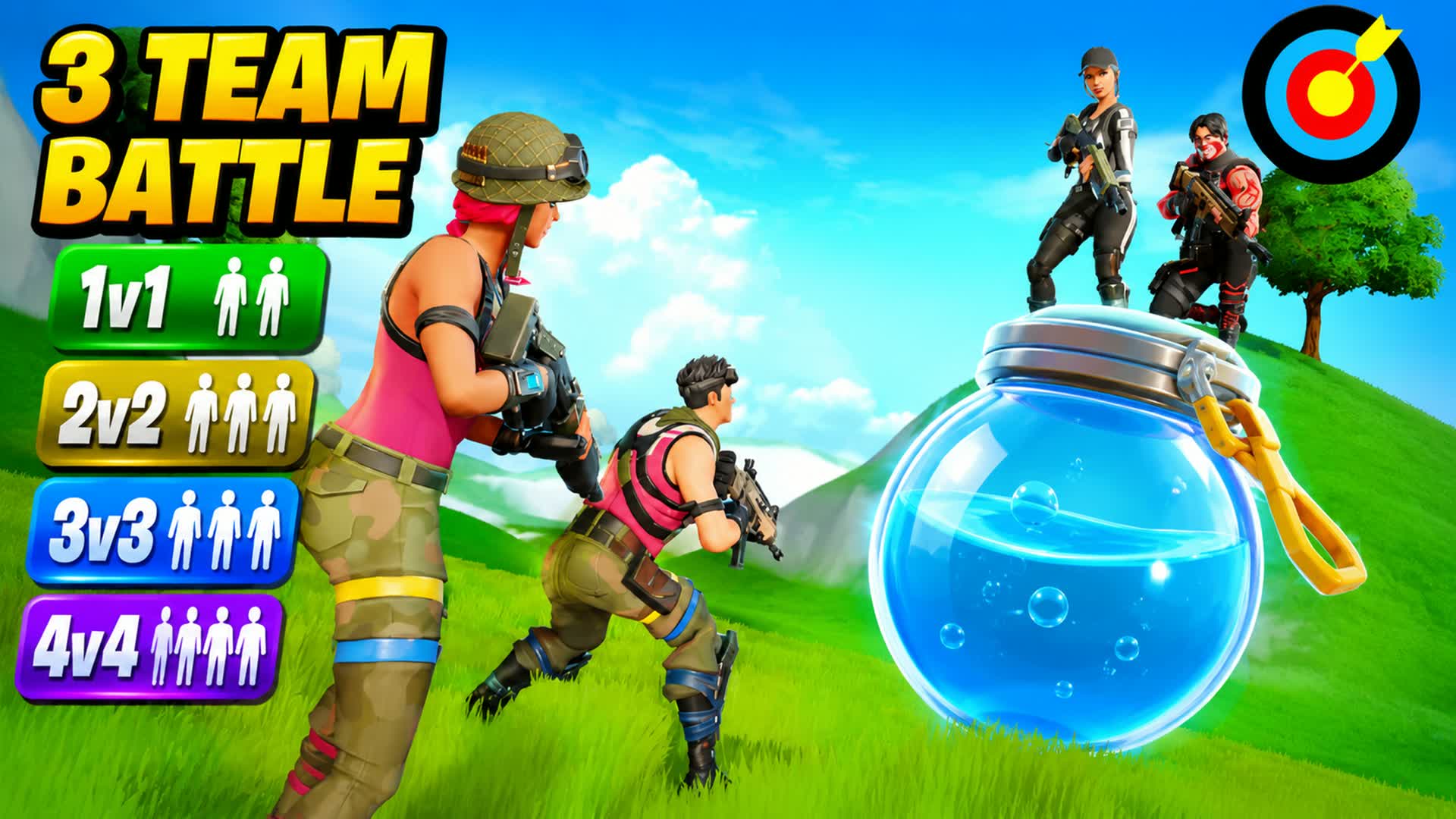 Team Battle - DUOS- 6 Players