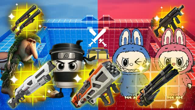 LABUBU VS BRAINROT [RED VS BLUE]🔴🔵