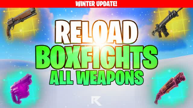 1v1v1 All Weapons Reload Box Fights