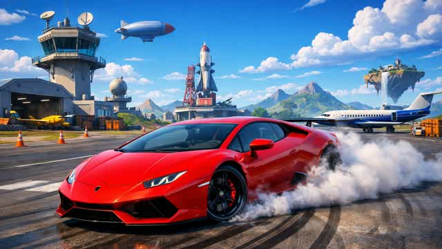 🔴 RED AIRPORT DRIVE 🚓