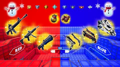 RED VS BLUE 🔴🔵 - ⭐ALL WEAPONS + TMNT