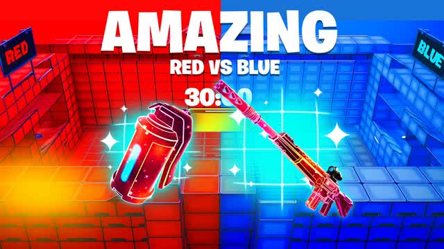 MEGA AMAZING - RED VS BLUE🔴🔵