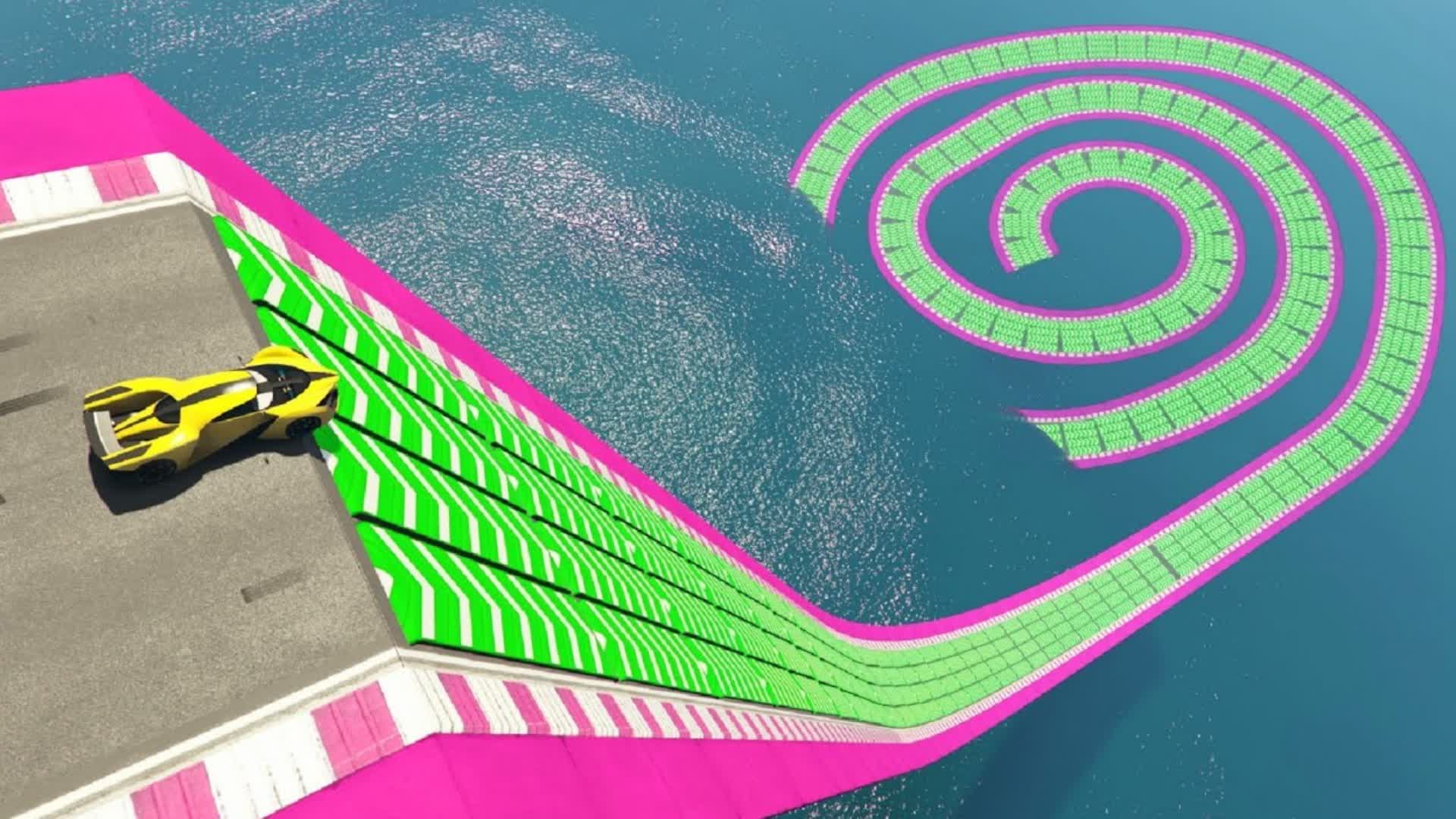 Mega Infinity Car Parkour