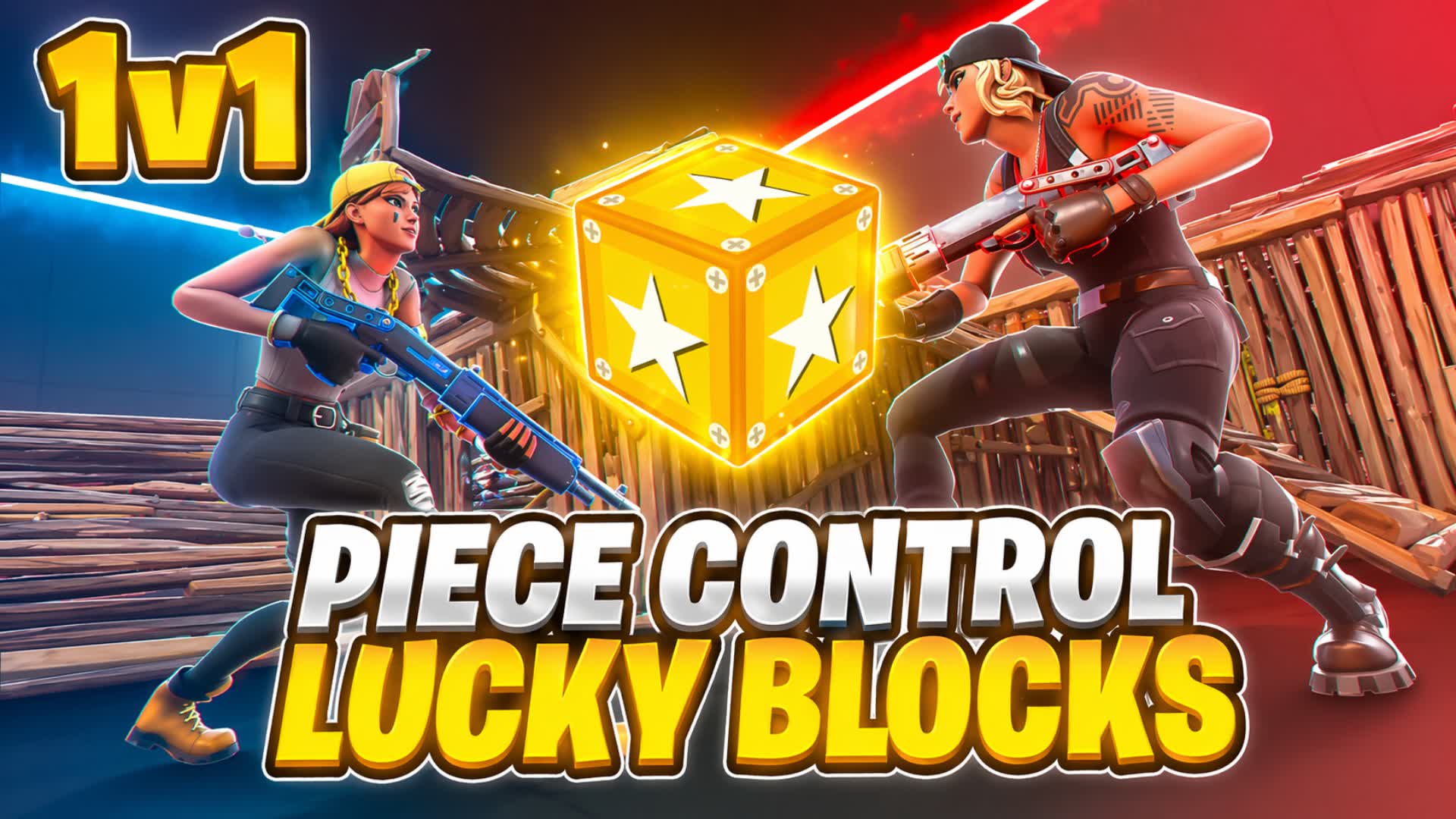 Piece Control 1v1 Lucky Blocks 🎯