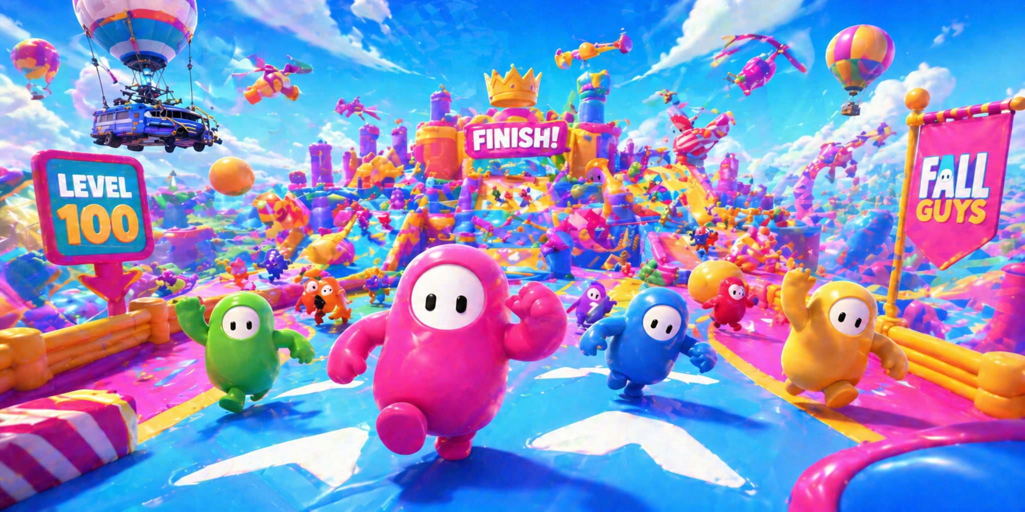 deathrun 100 level version fall guys