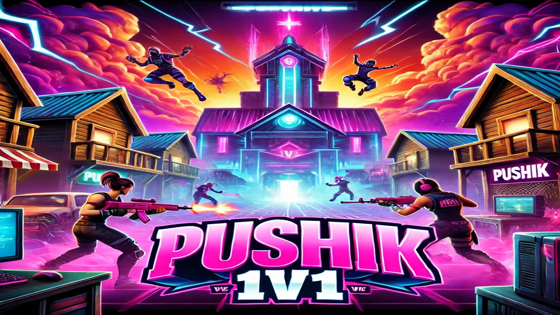 Pushik 1vs1 build fight