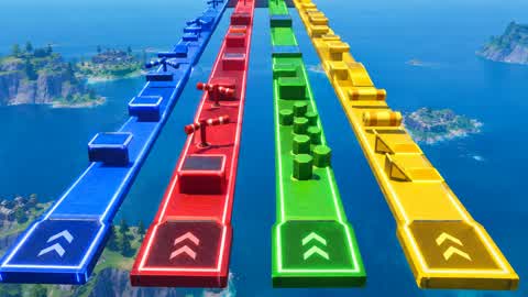 Four-Color Parkour