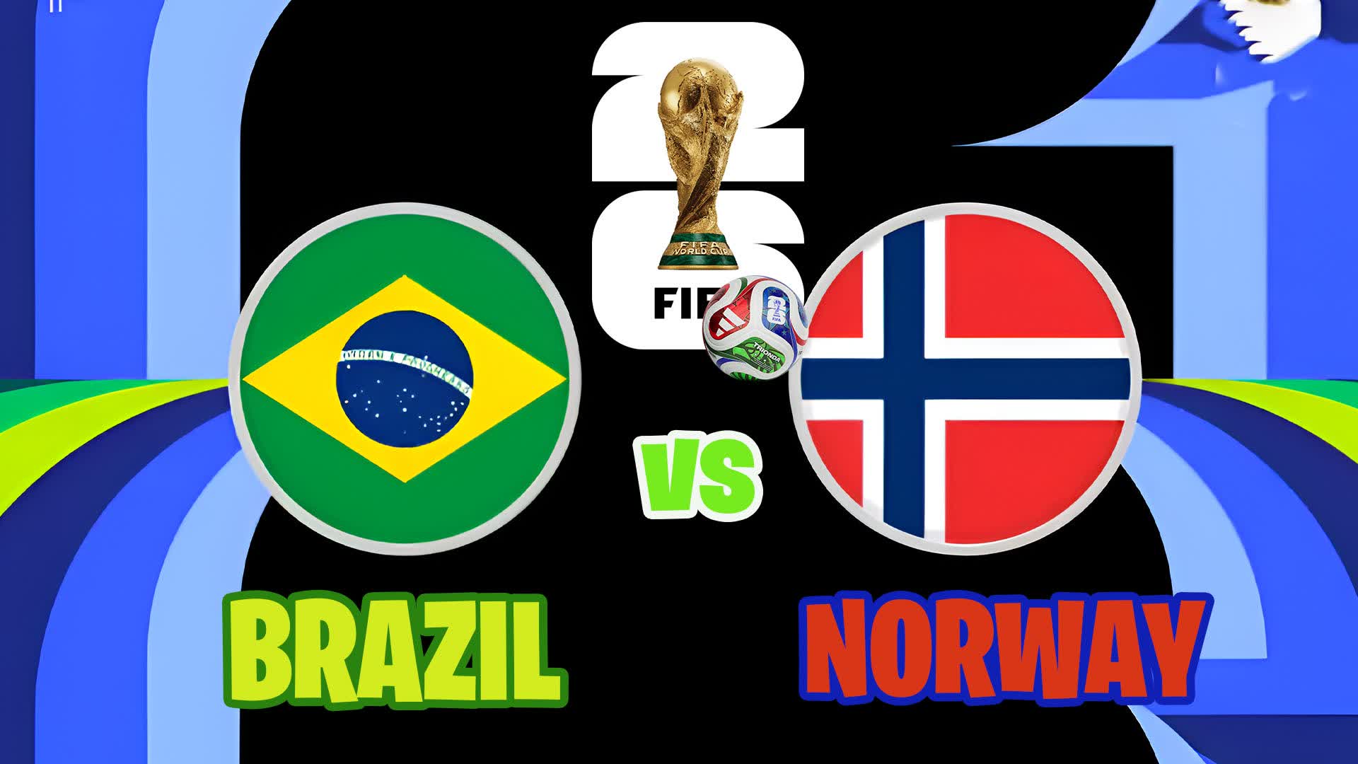 BRASIL vs NORGE WORLD CUP in NEW YORK🏟️