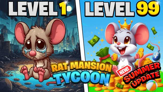 RAT MANSION TYCOON!🐭🧀 SUMMER UPDATE☀️