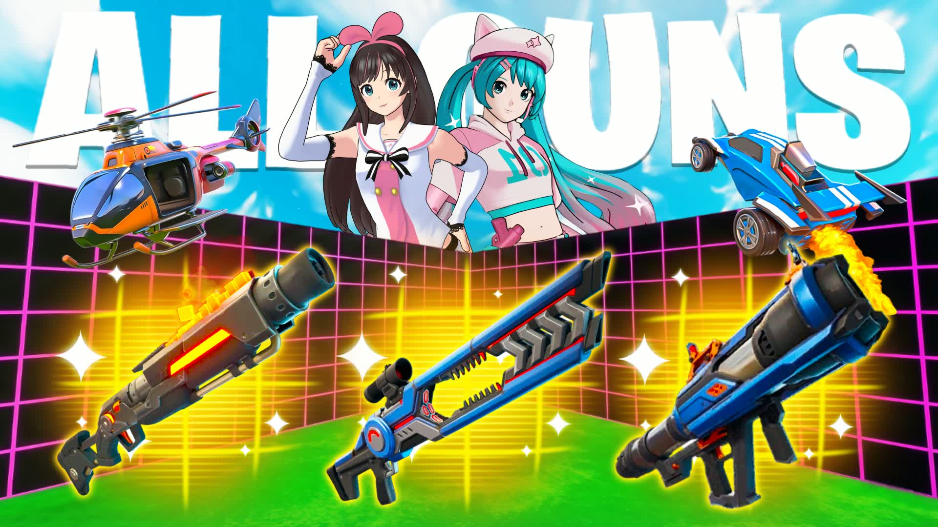 ULTRA 1V1 FFA - ALL GUNS & VEHICLES