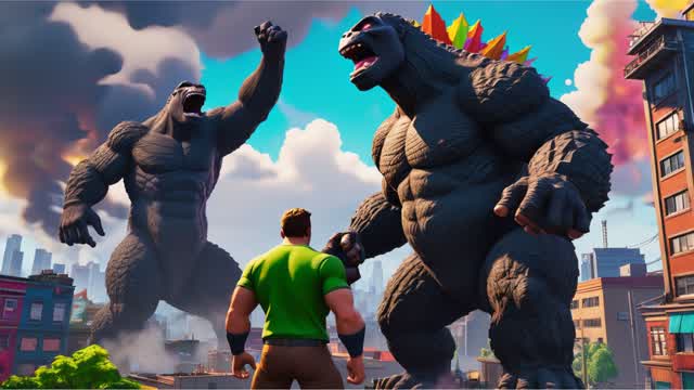 TILTED TOWERS: GODZILLA VS KONG