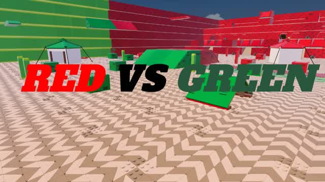 Brick Red VS Green