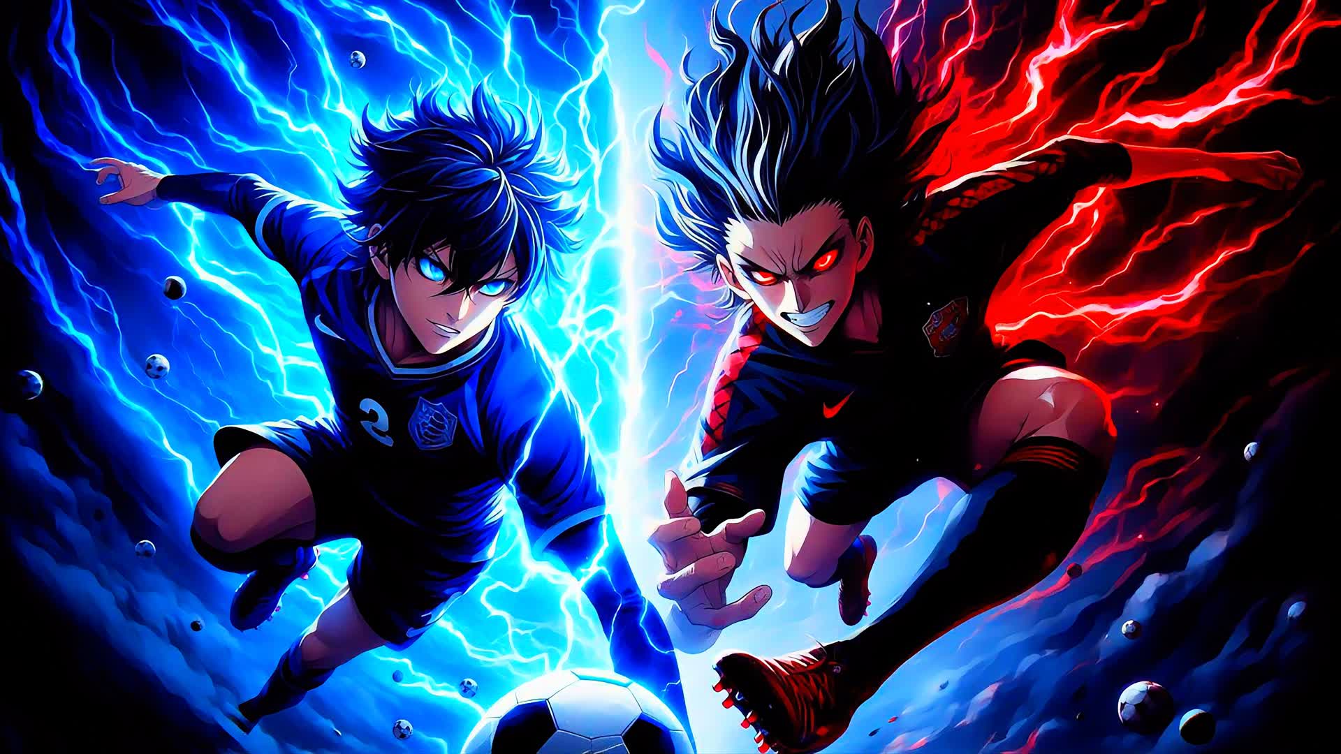 FOOTBALL RED VS BLUE 🔴🔵