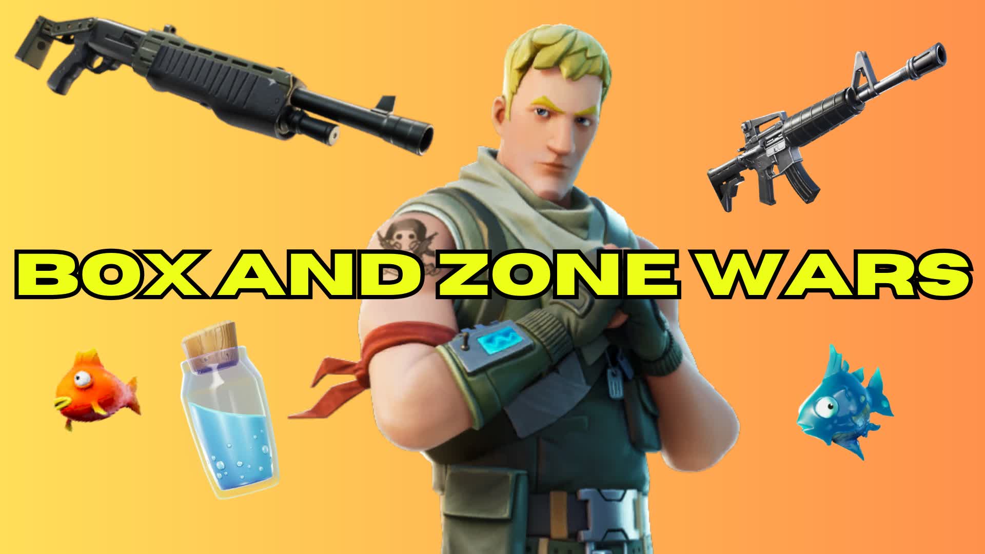 BOX AND ZONE WARS 144158410725 by w2magent Fortnite Creative Map