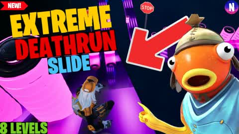 EXTREME DEATHRUN SLIDE 🤯 (8 LEVELS)