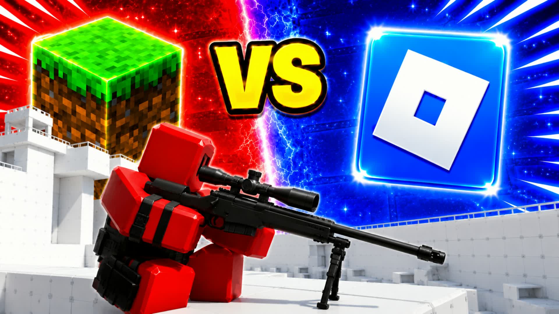 RED VS BLUE🔴🔵 ONE TIME NUKE