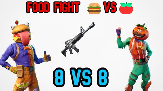 FOOD FIGHT 🍔vs🍅