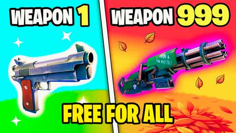 🔫GUN GAME FREE FOR ALL🎯 2579 2289 9925