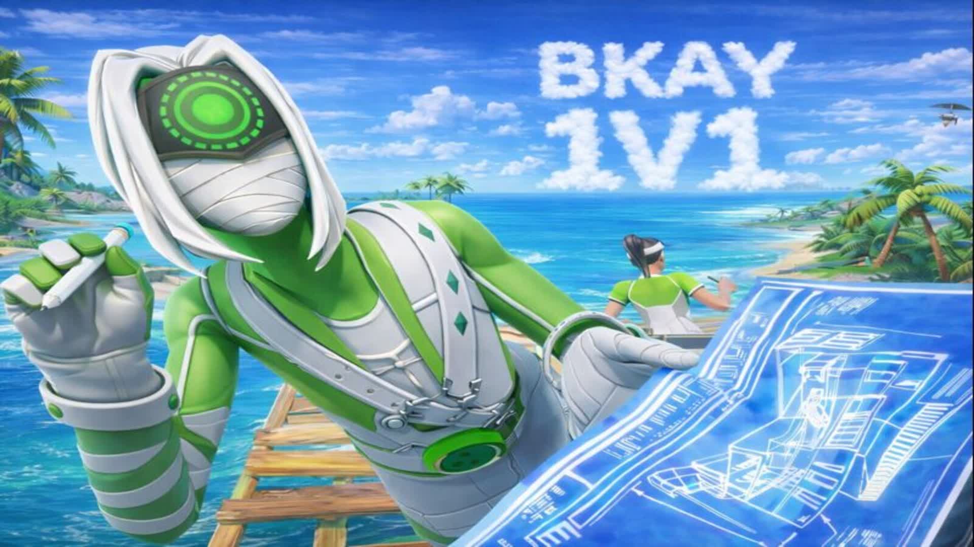 bkay's tropic island 1v1 [spectate]