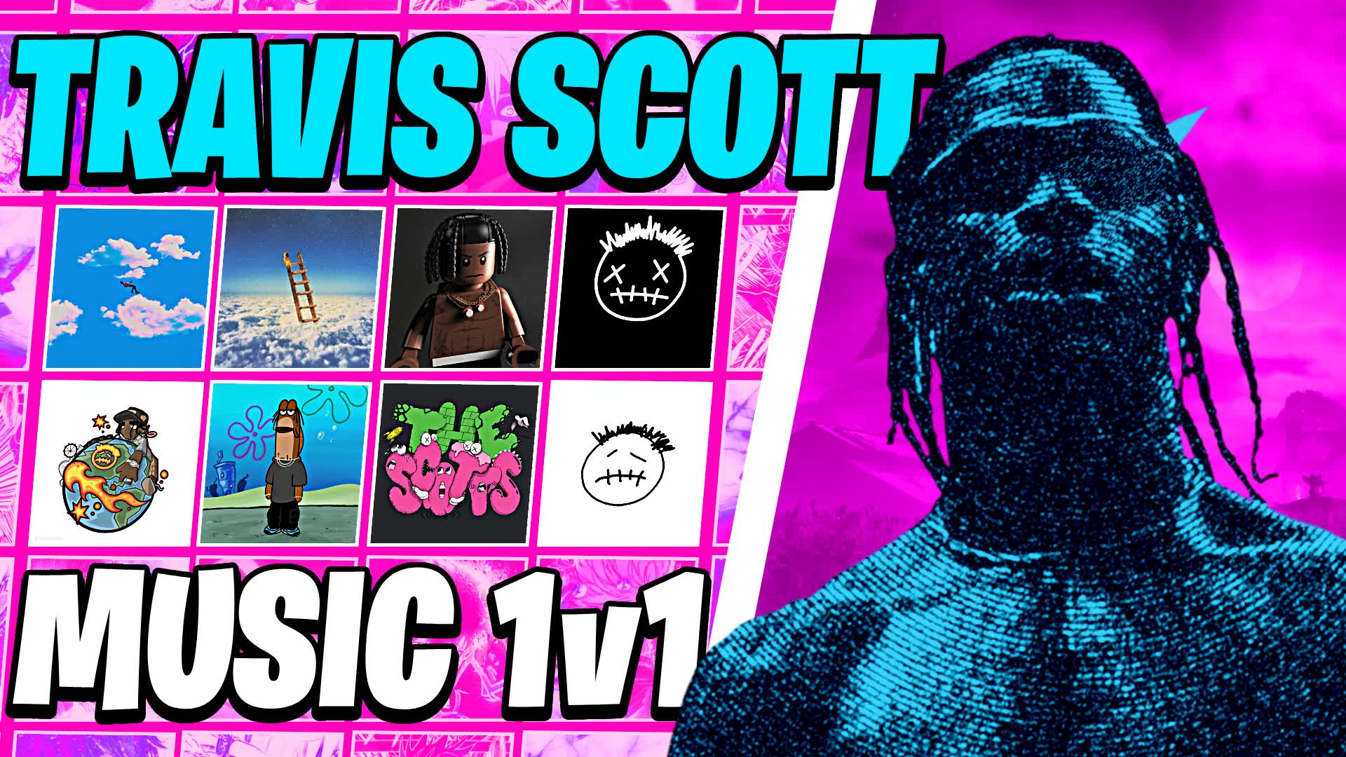 😈TRAVIS SCOTT 1v1🏆TIKTOK MUSIC🎶