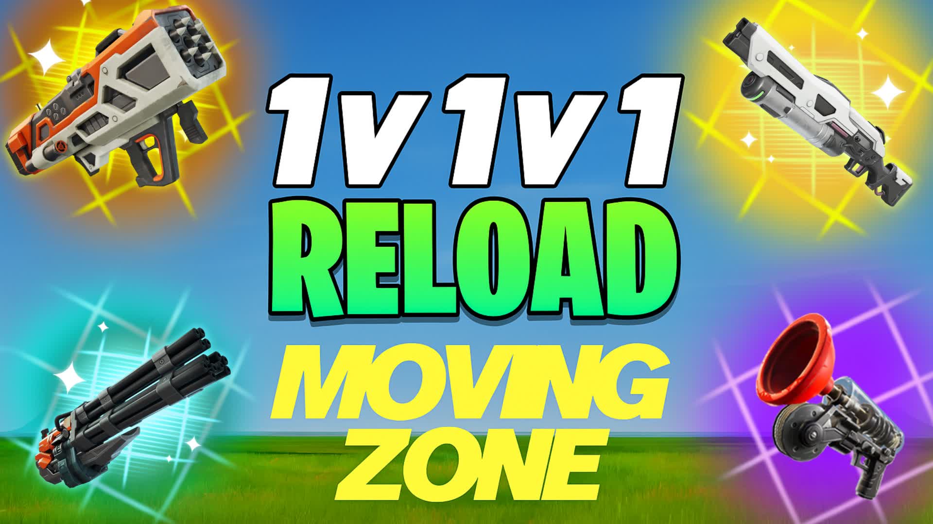 1v1v1 Reload Moving Zone FFA
