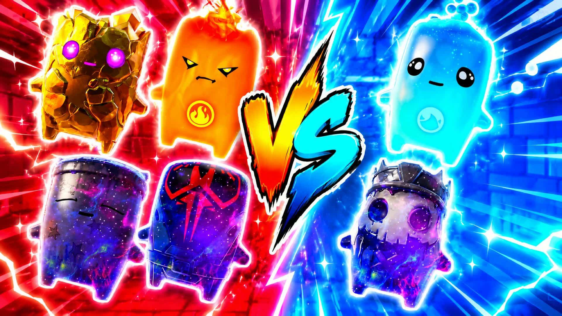 RED VS BLUE ELEMENTS 🔴🔵