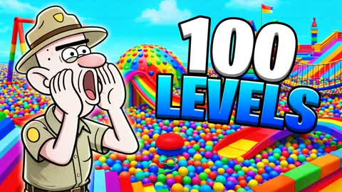 🌈100 LEVEL OBBY PARKOUR🌈FALL GUYS
