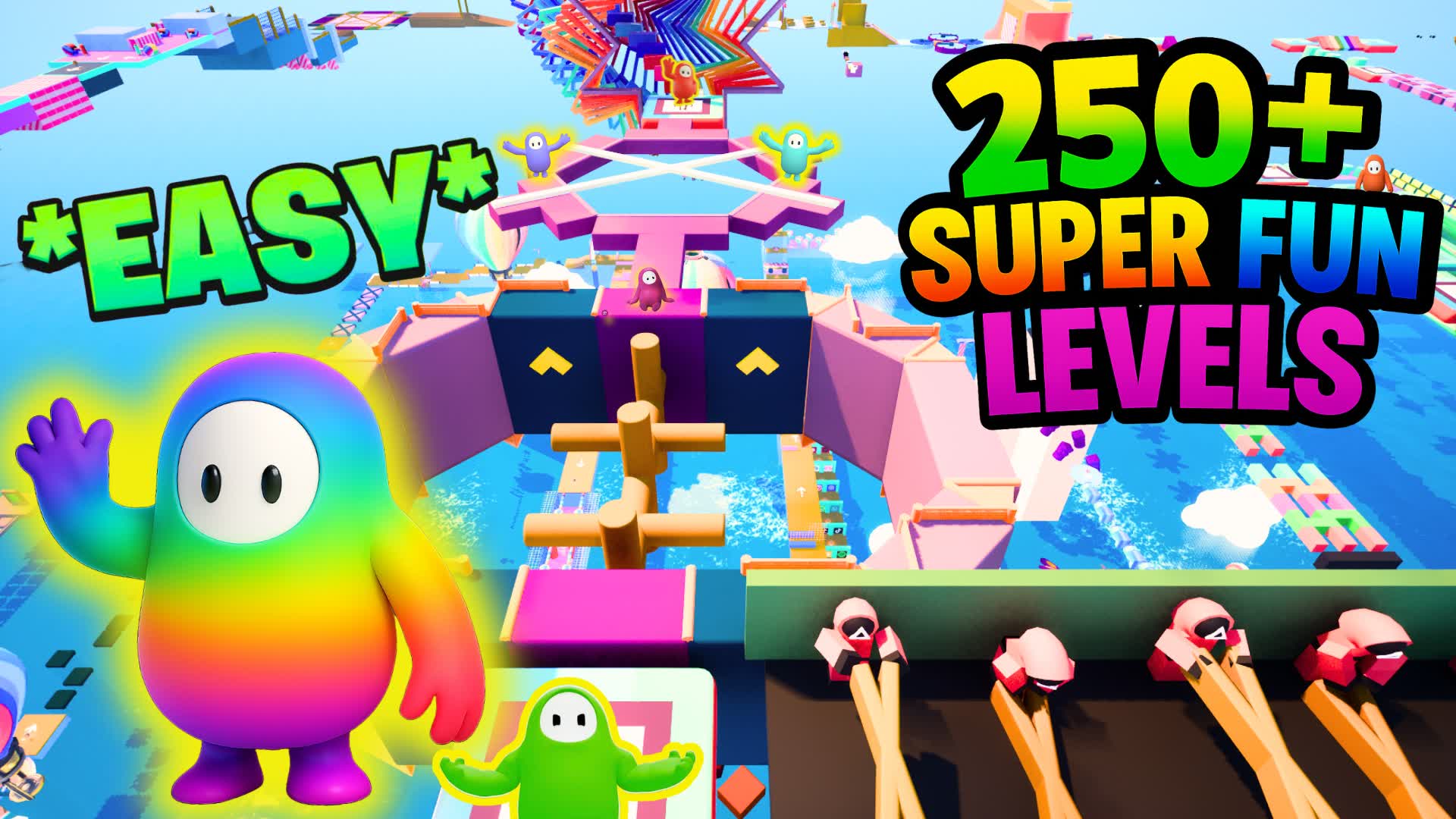 VERY EASY OBBY PARKOUR 250+ LEVELS🌈